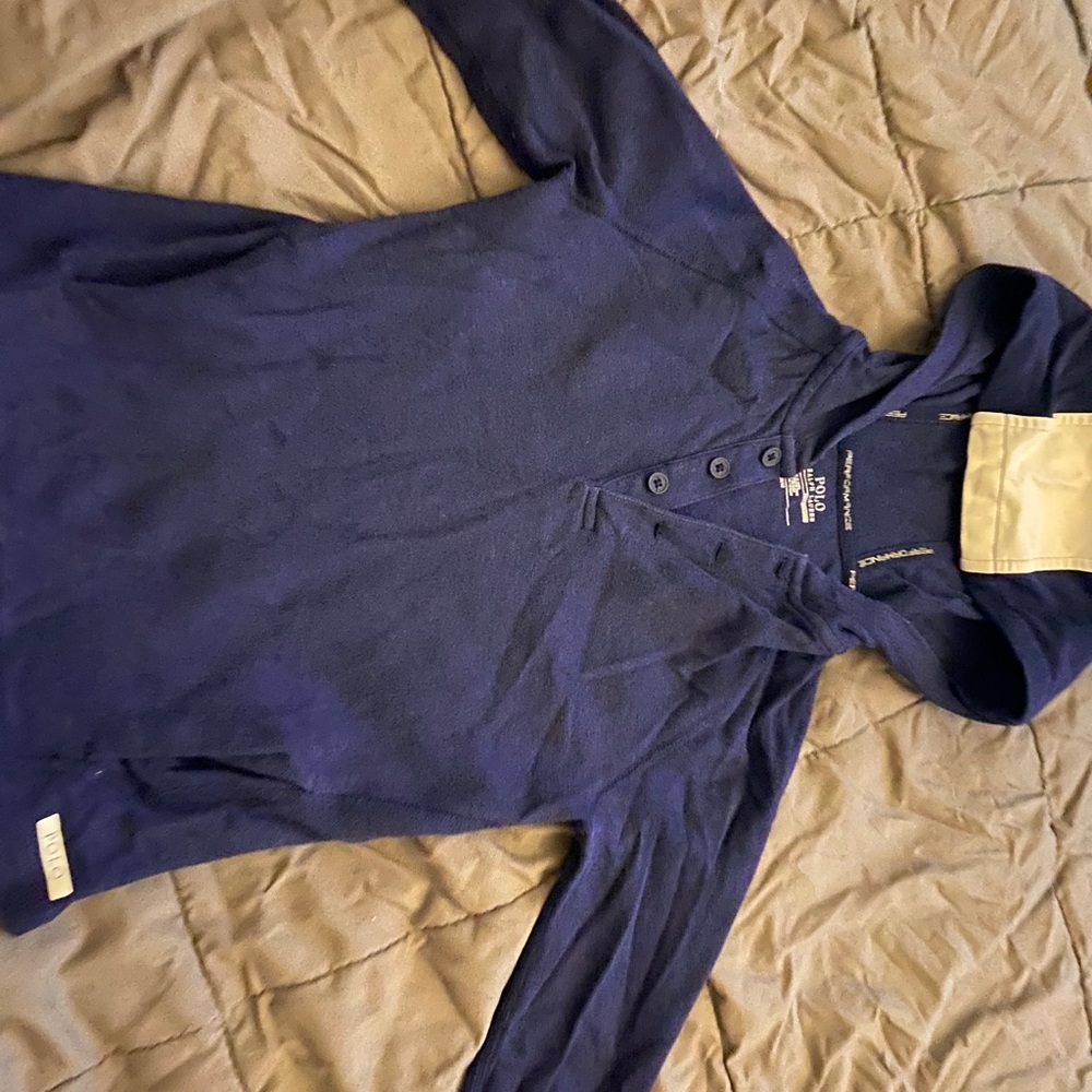 Ralph Lauren polo shirt with hoodie size 5